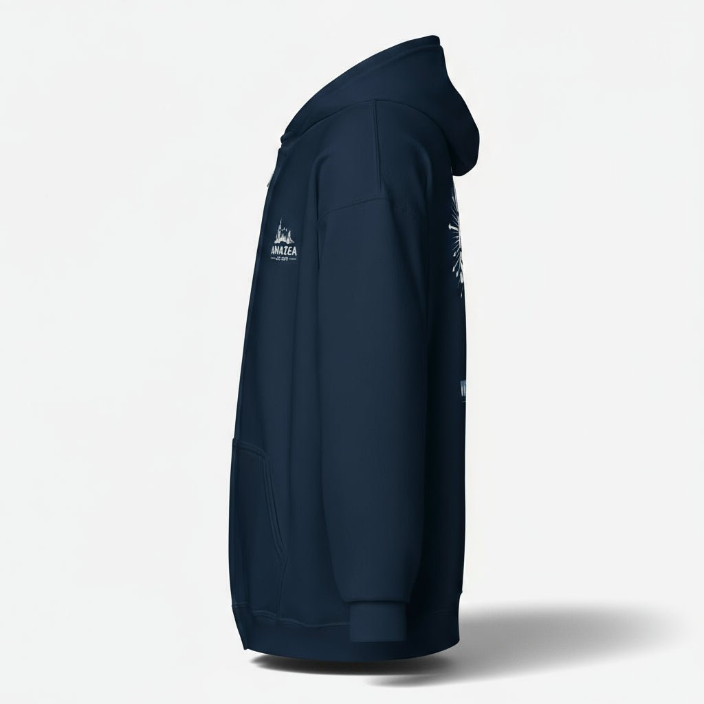 Man - The Grind Never Stops Hoodie - Winter Eclipse Oct '25 - AMAZEA