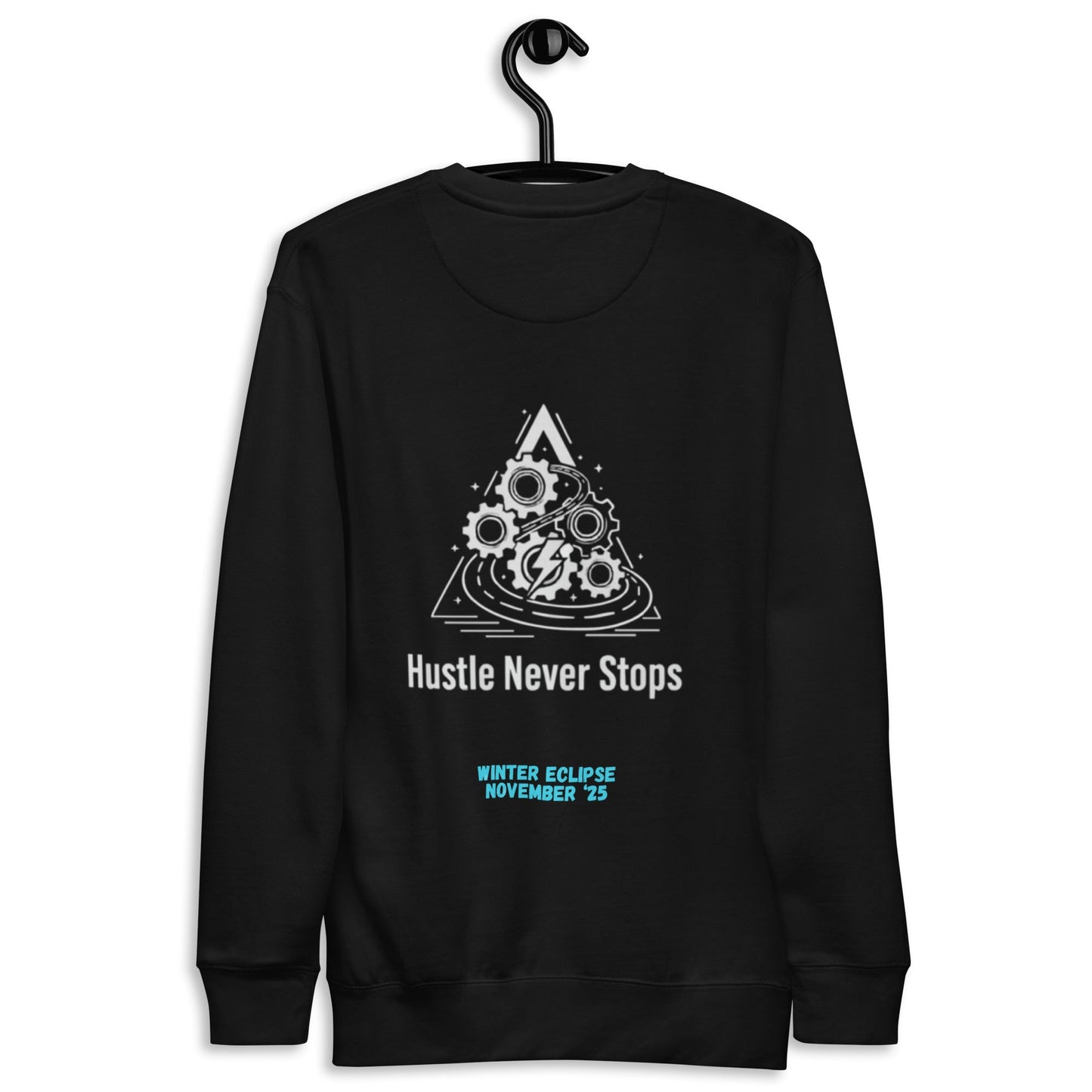 The Hustle Never Stops Sweatshirt — built for relentless drive. - AMAZEA