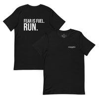 "FEAR IS FUEL RUN" T - SHIRT - AMAZEA