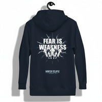 MAN - FEAR IS WEAKNESS - Winter Eclipse Hoodie - AMAZEA