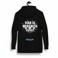 MAN - FEAR IS WEAKNESS - Winter Eclipse Hoodie - AMAZEA
