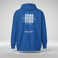 Man - The Grind Never Stops Hoodie - Winter Eclipse Oct '25 - AMAZEA