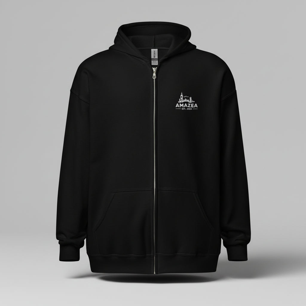 Man - The Grind Never Stops Hoodie - Winter Eclipse Oct '25 - AMAZEA