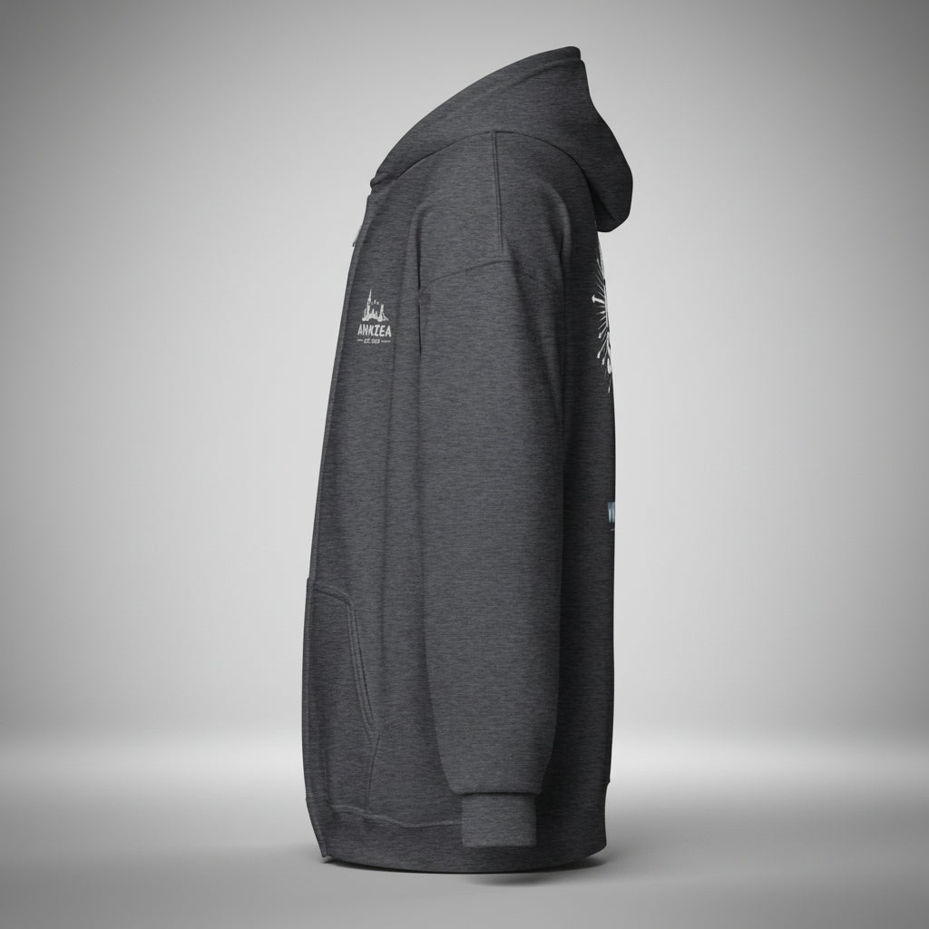 Man - The Grind Never Stops Hoodie - Winter Eclipse Oct '25 - AMAZEA