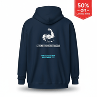 Strength Over Struggle - Winter Eclipse Hoodie (Nov '25) - AMAZEA