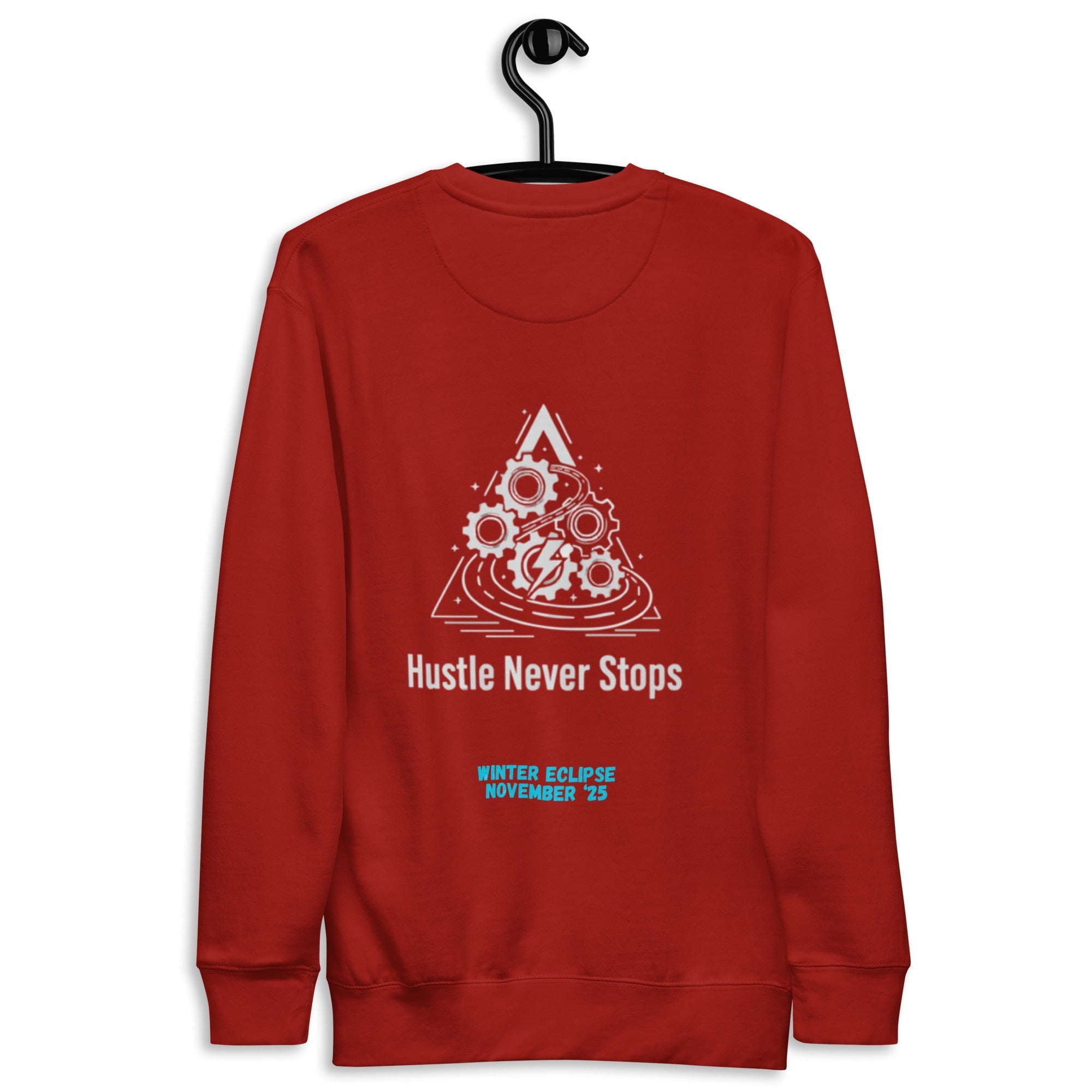 The Hustle Never Stops Sweatshirt — built for relentless drive. - AMAZEA